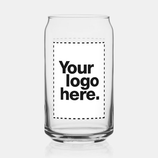 Ontwerp je eigen bedrukte blik glas (Voorkant)