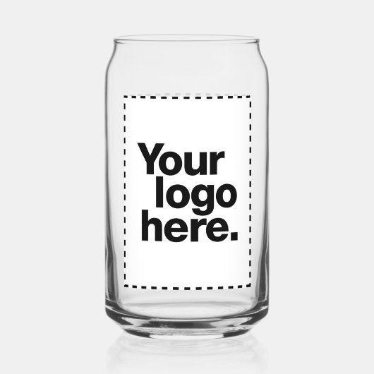 Ontwerp je eigen bedrukte blik glas (Achterkant)