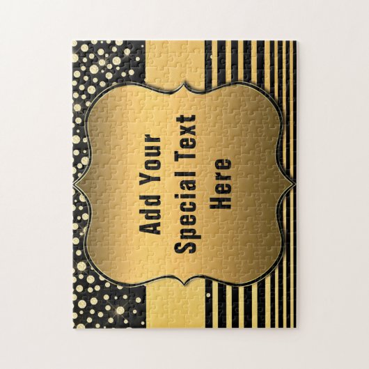 Ontwerp je eigen Black Gold puzzel met aangepaste  Legpuzzel (Verticaal)
