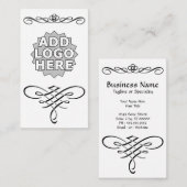 Ontwerp je eigen bloei visitekaartje (Voorkant / Achterkant)