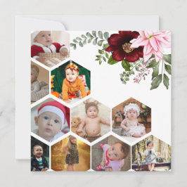 Ontwerp je eigen Bloemen 10 Fotocollage Bedankkaart