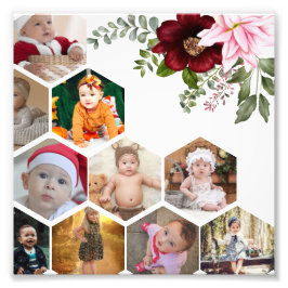 Ontwerp je eigen Bloemen 10 Fotocollage Foto Afdruk