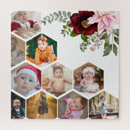 Ontwerp je eigen Bloemen 10 Fotocollage Legpuzzel