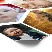 Ontwerp je eigen Bloemen 10 Fotocollage Poster (Hoek)