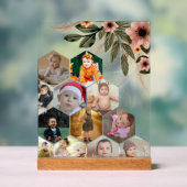 Ontwerp je eigen Bloemen 12 Fotocollage Acryl Bord (Neutraal)