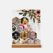 Ontwerp je eigen Bloemen 12 Fotocollage Acryl Bord (Voorkant)