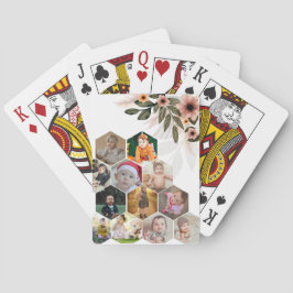 Ontwerp je eigen Bloemen 12 Fotocollage Pokerkaarten