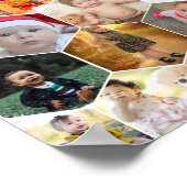 Ontwerp je eigen Bloemen 12 Fotocollage Poster (Hoek)