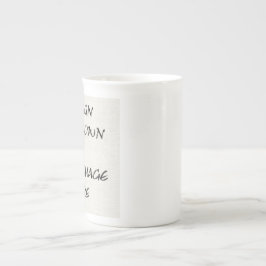 Ontwerp je eigen Bone China mok