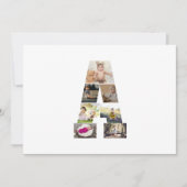 Ontwerp je eigen brief in een fotocollage aankondiging (Voorkant)