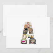 Ontwerp je eigen brief in een fotocollage aankondiging (Voorkant / Achterkant)