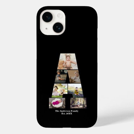 Ontwerp je eigen brief in een fotocollage Case-Mate iPhone case (Achterkant)