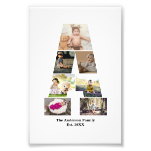 Ontwerp je eigen brief in een fotocollage foto afdruk