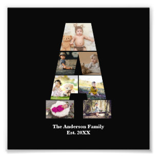 Ontwerp je eigen brief in een fotocollage foto afdruk