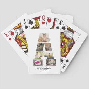 Ontwerp je eigen brief in een fotocollage pokerkaarten