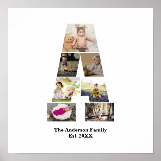 Ontwerp je eigen brief in een fotocollage poster (Voorkant)