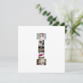 Ontwerp je eigen brief in fotocollage aankondiging (Staand voorkant)