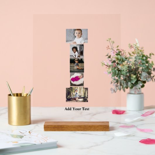 Ontwerp je eigen brief in fotocollage acryl bord (Huwelijk)