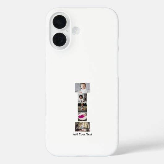 Ontwerp je eigen brief in fotocollage Case-Mate iPhone case (Achterkant)