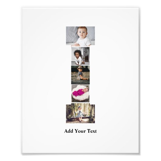 Ontwerp je eigen brief in fotocollage foto afdruk (Voorkant)