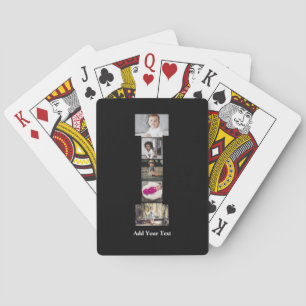 Ontwerp je eigen brief in fotocollage pokerkaarten