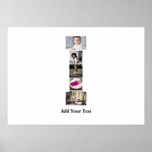 Ontwerp je eigen brief in fotocollage poster (Voorkant)