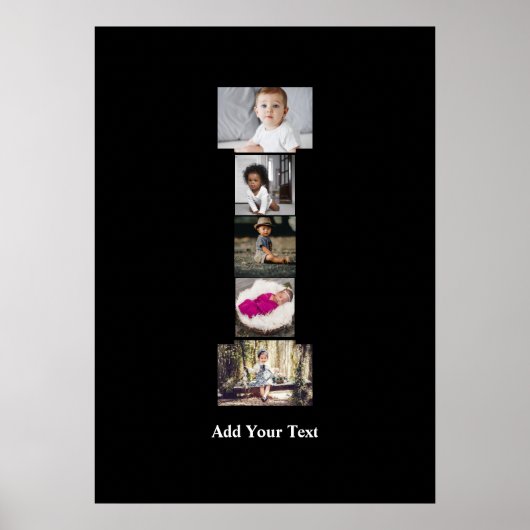 Ontwerp je eigen brief in fotocollage poster (Voorkant)