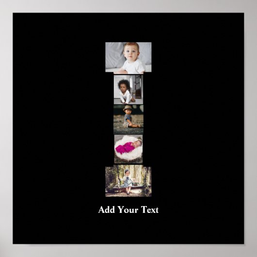 Ontwerp je eigen brief in fotocollage poster (Voorkant)