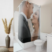 Ontwerp je eigen bruiloft foto douchegordijn