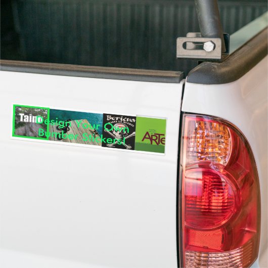 Ontwerp je eigen Bumperstickers! Bumpersticker (Op Truck)