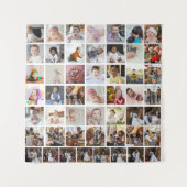 Ontwerp je eigen collage met 50 foto's wandkleed (Voorkant)