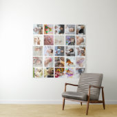 Ontwerp je eigen collage van 25 foto's wandkleed (In Situ (horizontaal))
