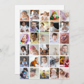 Ontwerp je eigen collage van 30 foto's notitiekaartje (Voorkant / Achterkant)