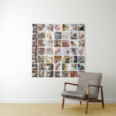 Ontwerp je eigen collage van 50 foto's wandkleed (In Situ (horizontaal))