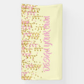 Ontwerp Je Eigen Confetti Spandoek (Verticaal)