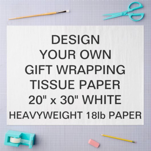 Ontwerp je eigen dikke tissuepapier (Craft)