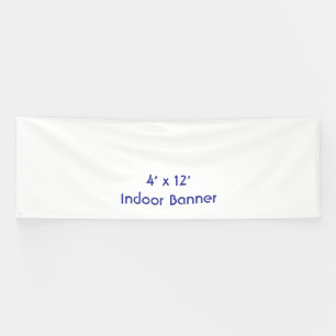 Ontwerp Je Eigen Eenvoudige 1,2 x 3,6 Meter Indoor Spandoek