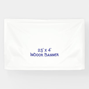 Ontwerp Je Eigen Eenvoudige 76x122cm Binnen Vinyl Spandoek