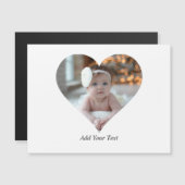 Ontwerp Je Eigen Enkel Hartvormig Foto (Voorkant / Achterkant)