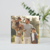 Ontwerp je eigen enkele foto kaart (Staand voorkant)