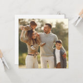 Ontwerp je eigen enkele foto kaart (Voorkant / Achterkant in situ)