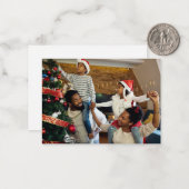 Ontwerp Je Eigen Enkele Foto Notitiekaartje (Voorkant / Achterkant in situ)