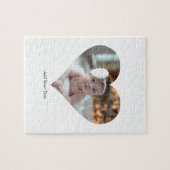 Ontwerp je eigen enkele hartvormige foto legpuzzel (Horizontaal)