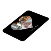 Ontwerp je eigen enkele hartvormige foto magneet (Linkerzijde)