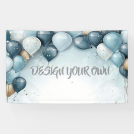 Ontwerp Je Eigen Feestballonnen Spandoek