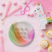 Ontwerp Je Eigen Feestbord Papieren Bordje (Feest)