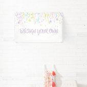 Ontwerp Je Eigen Feestconfetti Spandoek (Insitu)