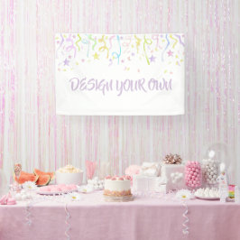 Ontwerp Je Eigen Feestconfetti Spandoek