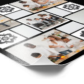 Ontwerp je eigen Floral 5 fotocollage Foto Afdruk (Hoek)