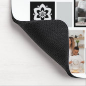 Ontwerp je eigen Floral 5 fotocollage Muismat (Hoek)